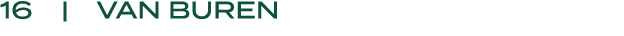 16 | VAN BUREN