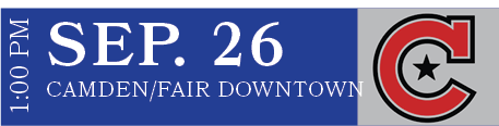 Camden/FAIR Downtown SENIOR NIGHT ,SEP. 26,6:00 P