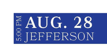 Jefferson,AUG. 28,5:00 P