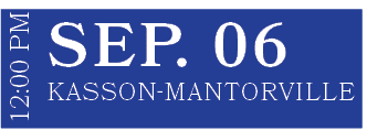 Kasson Mantorville,SEP. 06,12:00 PM