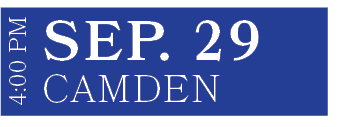Camden,SEP. 29,4:00 P