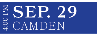 Camden,SEP. 29,4:00 P