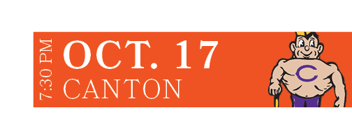 CANTON,OCT. 17,7:30 P