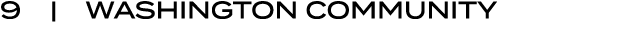 9 | WASHINGTON COMMUNITY