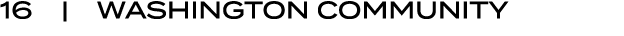 16 | WASHINGTON COMMUNITY