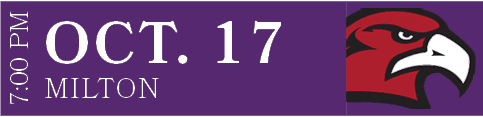 MILTON,OCT. 17,7:00 P