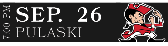 PULASKI,SEP. 26,7:00 P