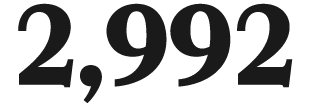 2,992