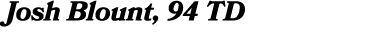 Josh Blount, 94 TD