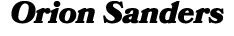 Orion Sanders