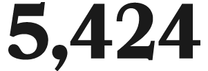 5,424