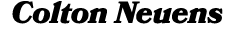Colton Neuens