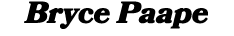 Bryce Paape
