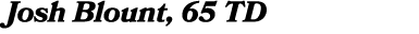 Josh Blount, 65 TD