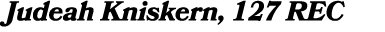 Judeah Kniskern, 127 REC