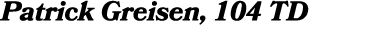 Patrick Greisen, 104 TD