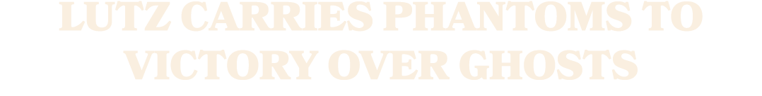 Lutz carries Phantoms to victory over Ghosts