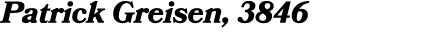 Patrick Greisen, 3846