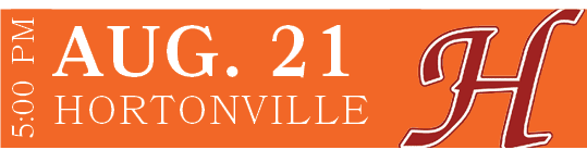 HORTONVILLE,AUG. 21,5:00 PM