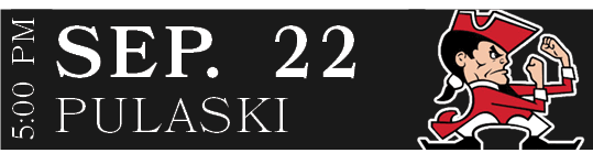 PULASKI,SEP. 22,5:00 P