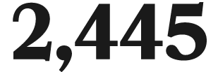 2,445