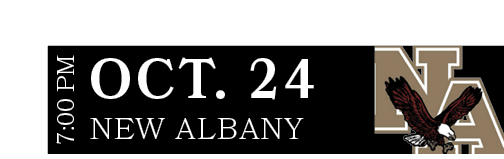 New Albany,OCT. 24,7:00 P