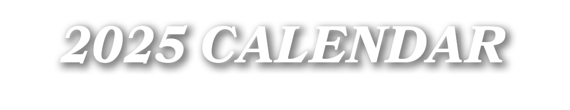 2025 calendar