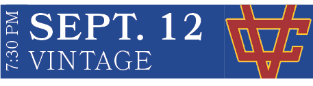 Vintage,SEPT. 12,7:30 P
