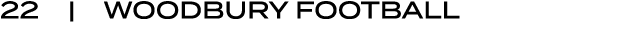 22 | WOODBURY football