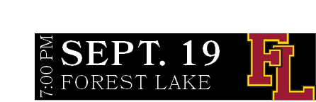 FOREST LAKE,SEPT. 19,7:00 P