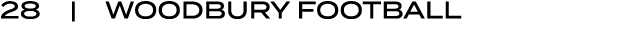 28 | WOODBURY football