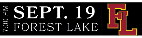 FOREST LAKE,SEPT. 19,7:00 P