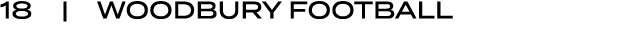 18 | WOODBURY football