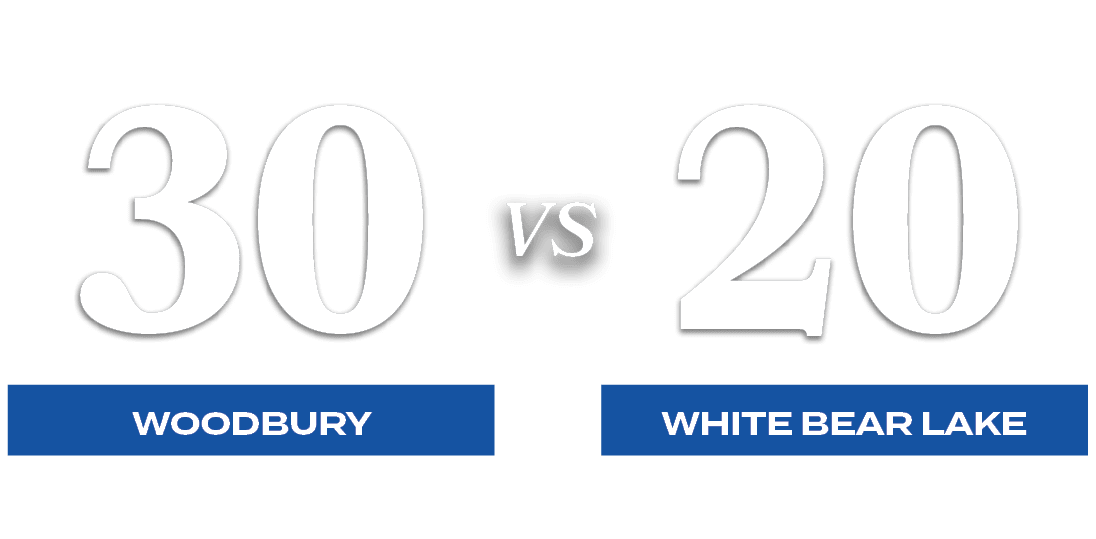 20,30,VS,WHITE BEAR LAKE,woodbur