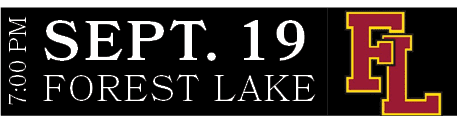 FOREST LAKE,SEPT. 19,7:00 P
