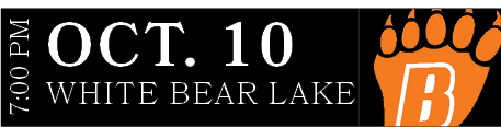 WHITE BEAR LAKE,OCT. 10,7:00 P