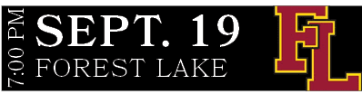 FOREST LAKE,SEPT. 19,7:00 P