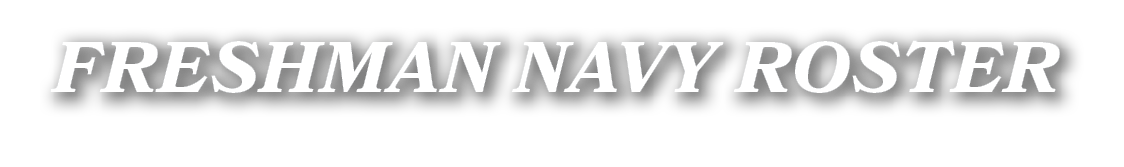 freshman navy ROSTER