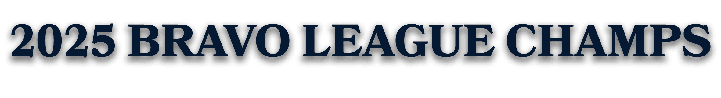 2025 bravo league champs