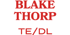 Blake Thorp te/dl