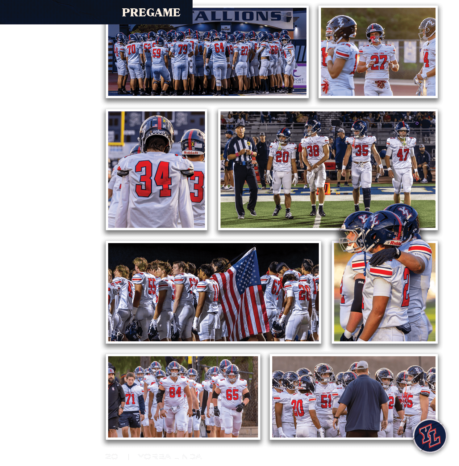 20 | yorba linda,pregam