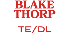 Blake Thorp te/dl