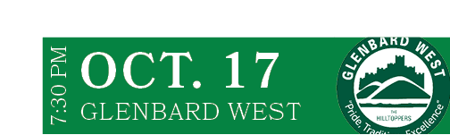 GLENBARD WEST,OCT. 17,7:30 P