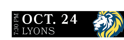LYONS,OCT. 24,7:30 P