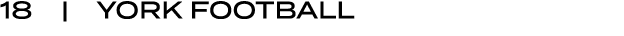 18 | York Football
