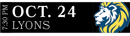 LYONS,OCT. 24,7:30 P