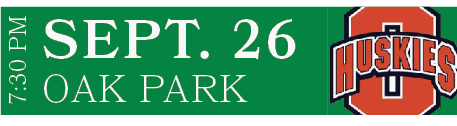 OAK PARK,SEPT. 26,7:30 P