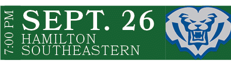 Hamilton Southeastern,SEPT. 26,7:00 P