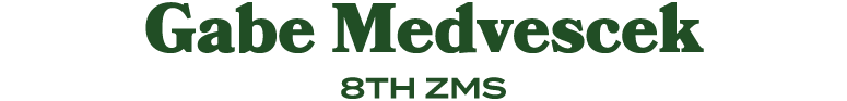 Gabe Medvescek 8th zms