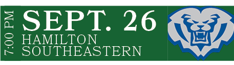 Hamilton Southeastern,SEPT. 26,7:00 P